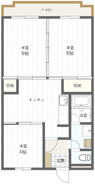 【パストラル東菊名の間取り】