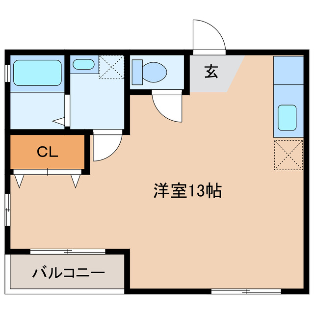 都城市栄町のマンションの間取り