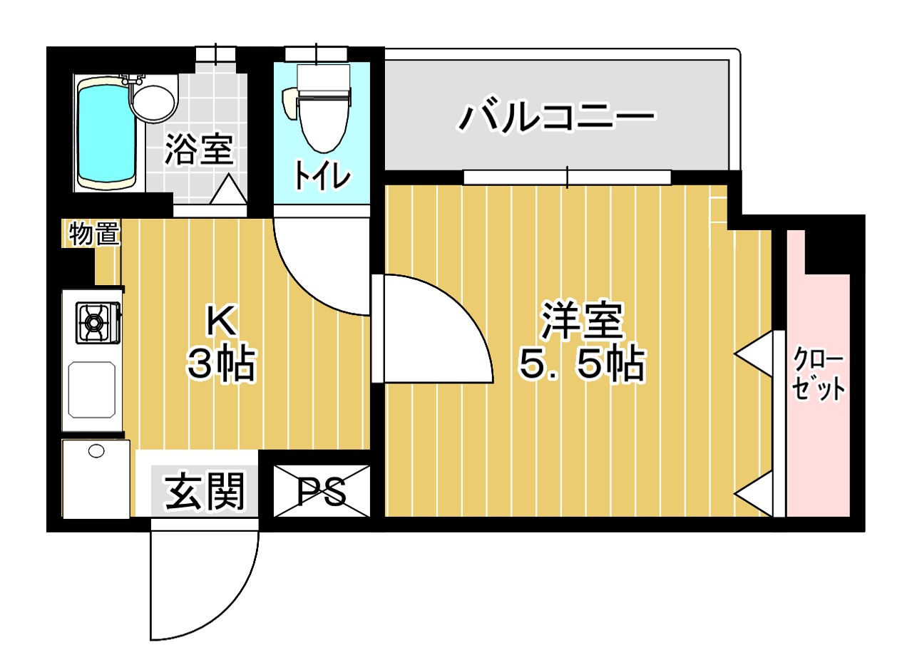 プチメゾンＭの間取り