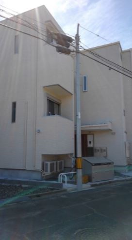 仙台市青葉区中江のアパートの建物外観