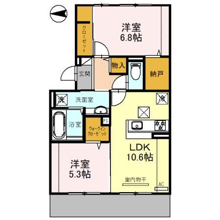 D-ROOM　嵯峨嵐山の間取り