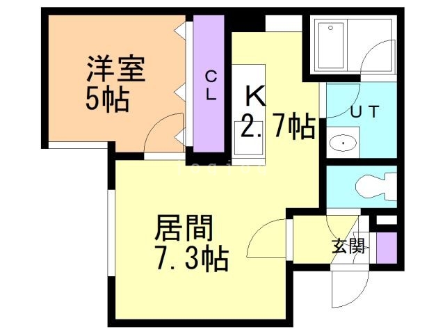 フロントロー栄町の間取り