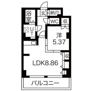 レジデンスカープ札幌の間取り