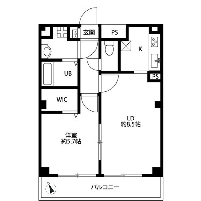 ＫＳ亀有の間取り