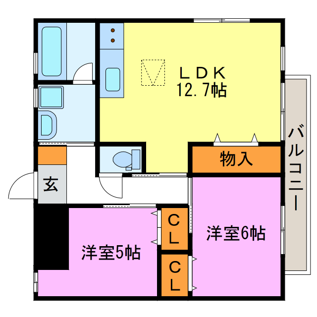 Ｈｅａｔｈの間取り