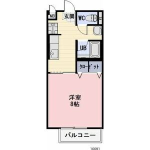 豊川市御油町のアパートの間取り