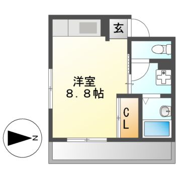 シェルコート則武の間取り