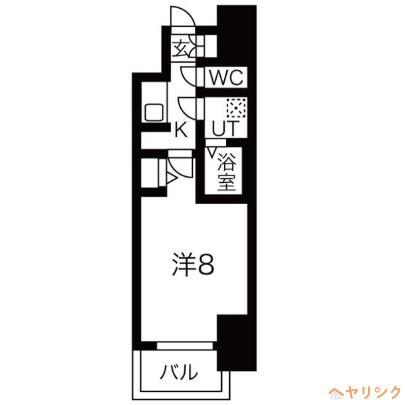 メイクス名駅太閤の間取り