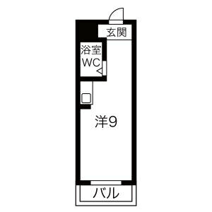 チサンマンション七間町の間取り