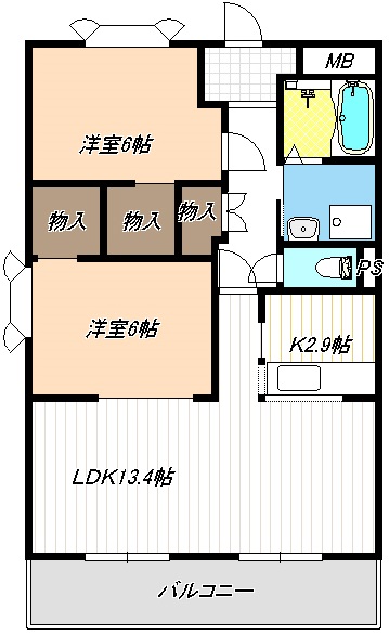 セブンスズキIIの間取り