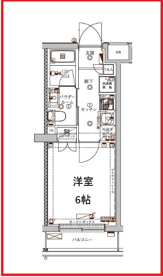 【マーロ立石レジデンスシャープアールの間取り】