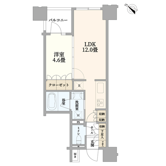 パークホームズ日本橋橘町の間取り