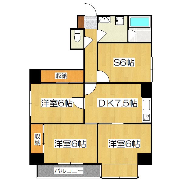 U residence京都三条の間取り