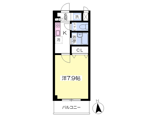 パレスパルテノンの間取り