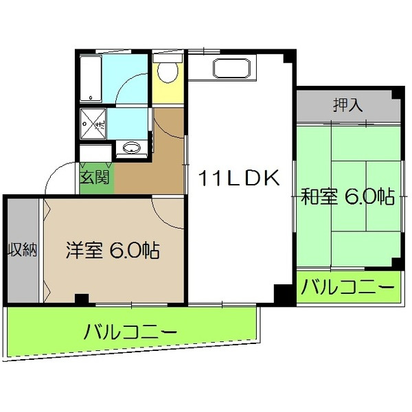 リバティハウスの間取り