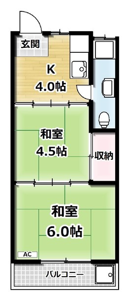 喜多源第一マンションの間取り