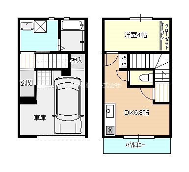 （仮称）上町アパートの間取り