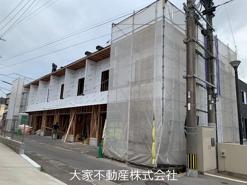 （仮称）上町アパートの建物外観