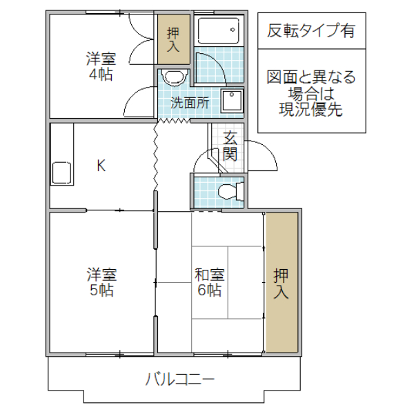 鴨志田第二マンションの間取り