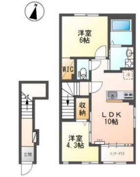 Maron　Heim　東久代の間取り