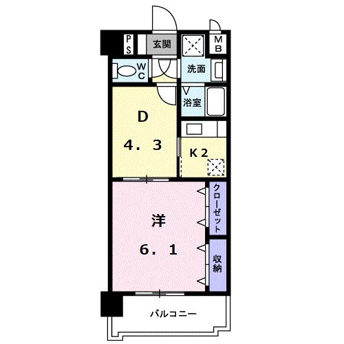 フランメゾン平成の間取り