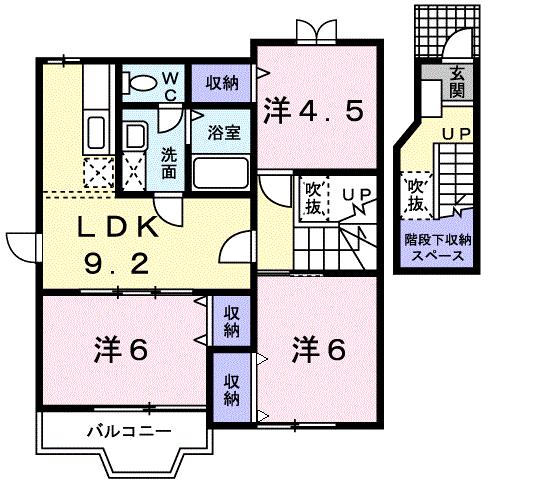 ＮｅｗリファインドＢの間取り