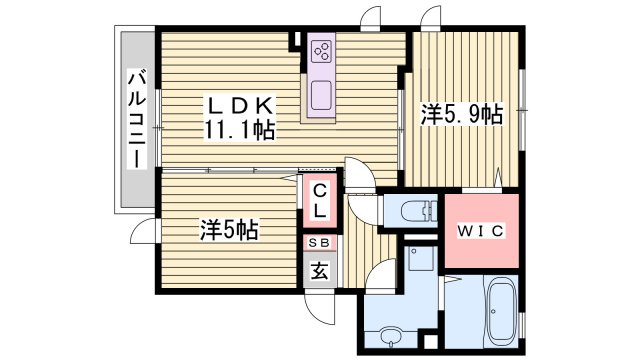 ピエールコートの間取り