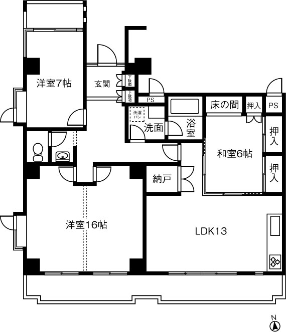 コンフォート21の間取り