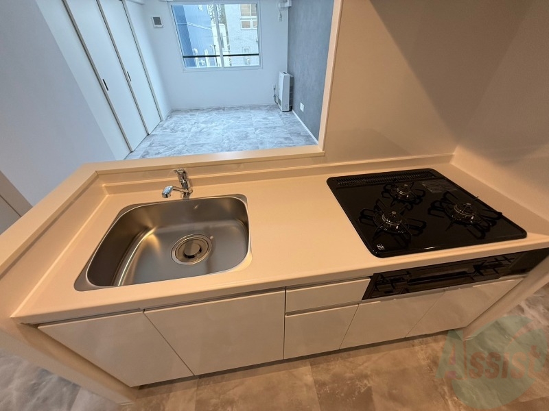 キッチン　システムキッチンなので、すぐお料理に使えます！