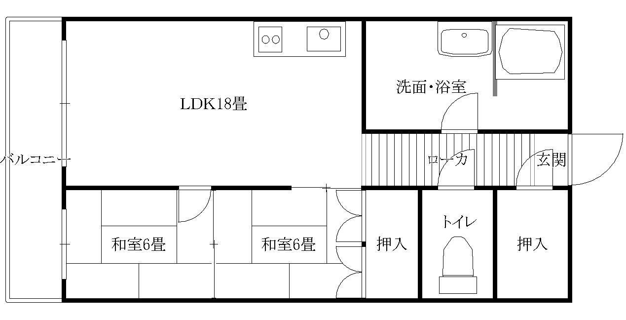 グリーンハイツ７０２の間取り