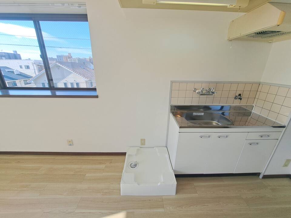 洗面設備　洗濯機置場