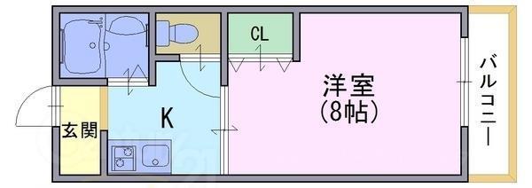 【サンパレス山崎の間取り】