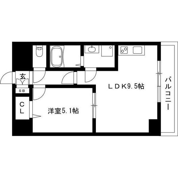 サンマール金山南の間取り