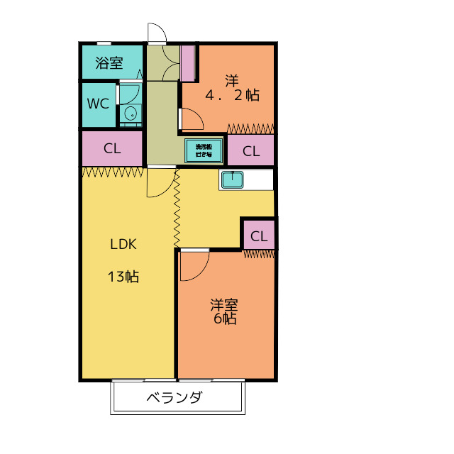 エル白木の間取り