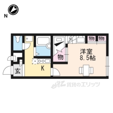 レオパレスメゾンこなんの間取り