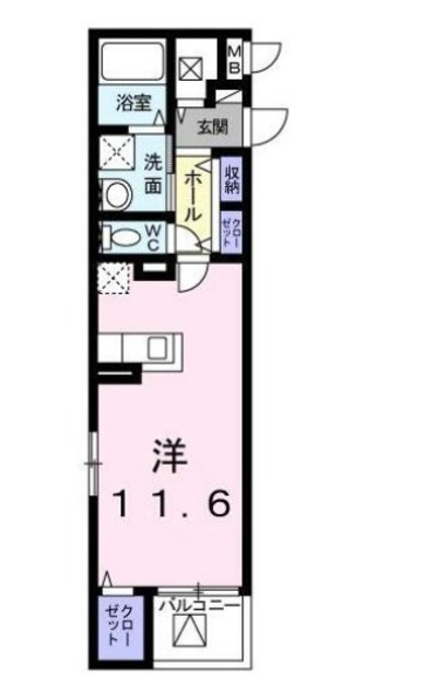 【北区上中里のマンションの間取り】