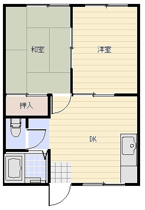 コスゲコーポの間取り