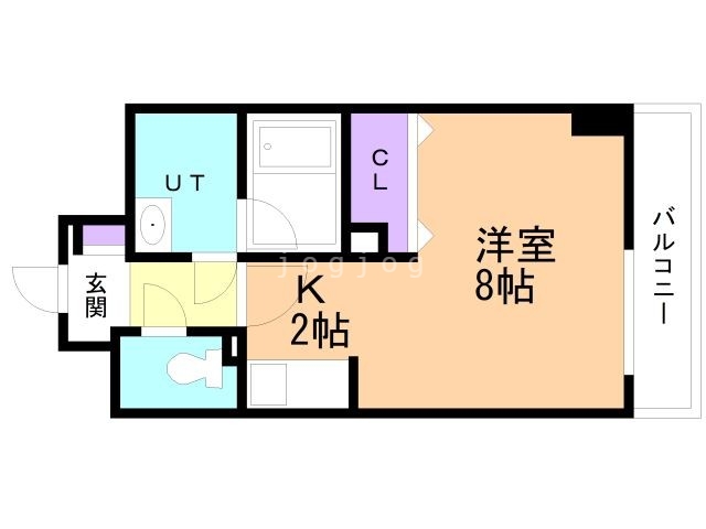 石狩郡当別町園生のマンションの間取り