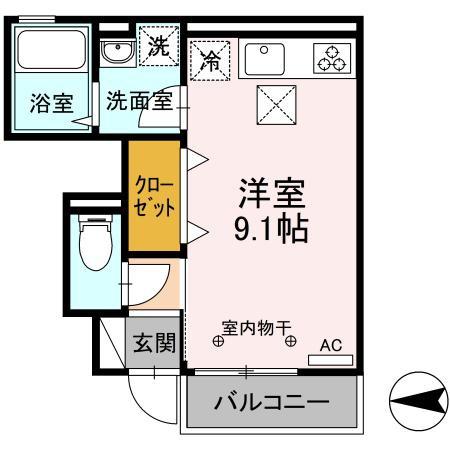 シティハウス高萩Mの間取り