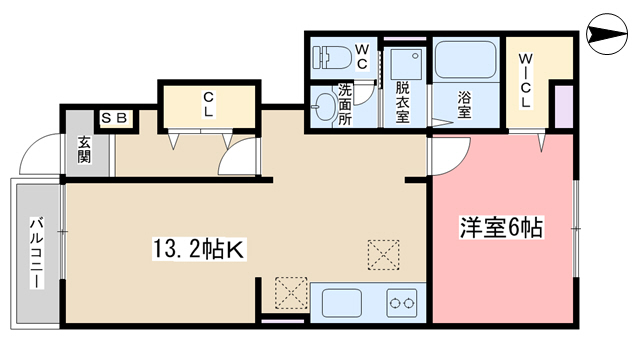 カルムONO弐番館の間取り