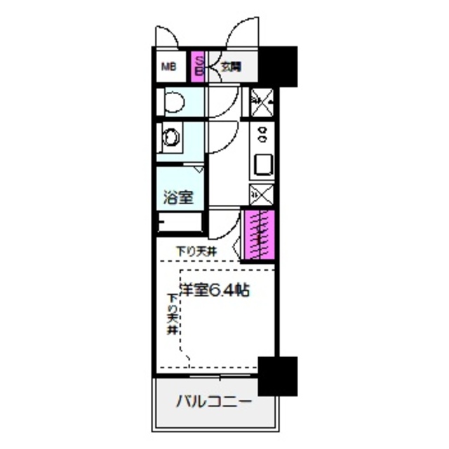 アドバンス北大阪ロワンの間取り