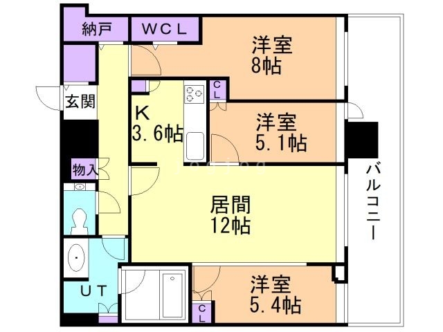 ONE札幌ステーションタワーの間取り