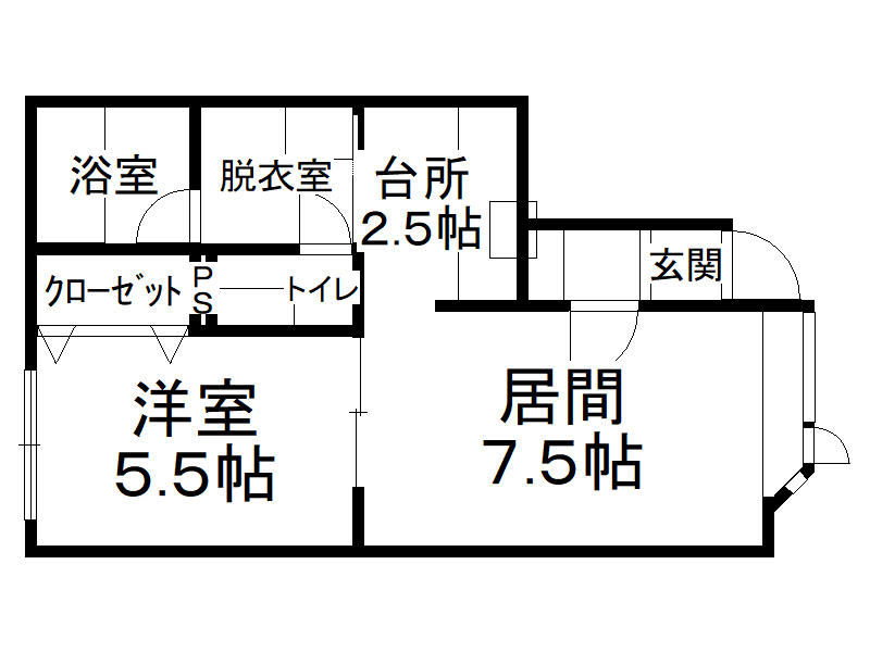 ヴィセ１９の間取り