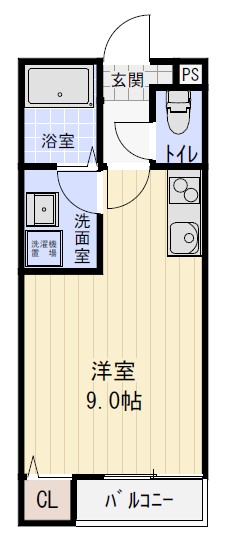autunno中原西Iの間取り