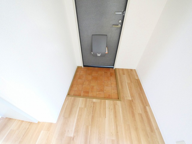 玄関　収納もある玄関です