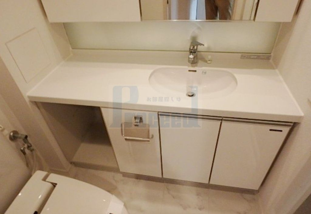 洗面設備　うれしい独立洗面台！