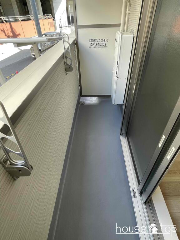 バルコニー　実際のお部屋の写真です