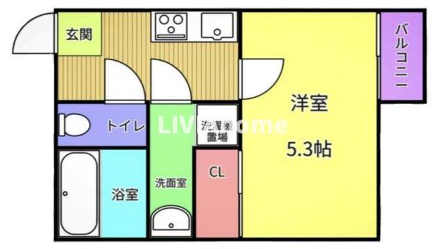 ＪＲ山手線 目黒駅 徒歩11分 3階建 築7年の間取り写真
