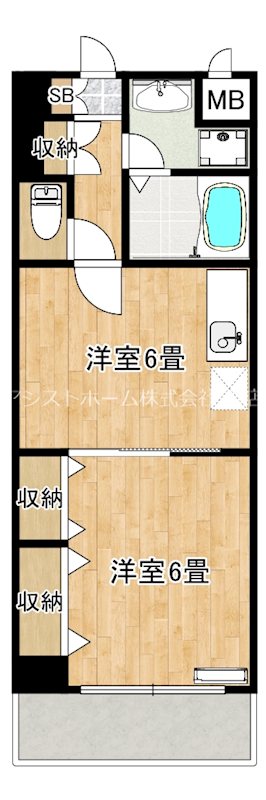 コンフォート23の間取り写真