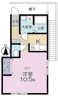 マ メゾン二子玉川の間取り写真
